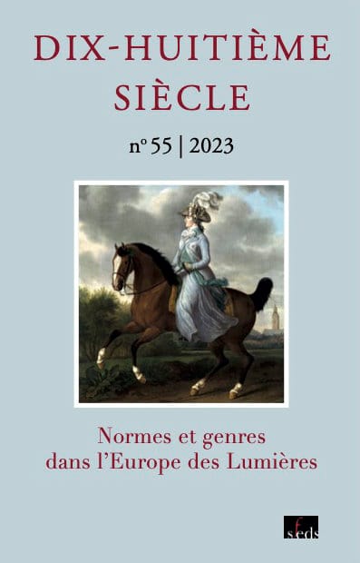 Couverture Revue Dix-huitième Siècle SFEDS 55