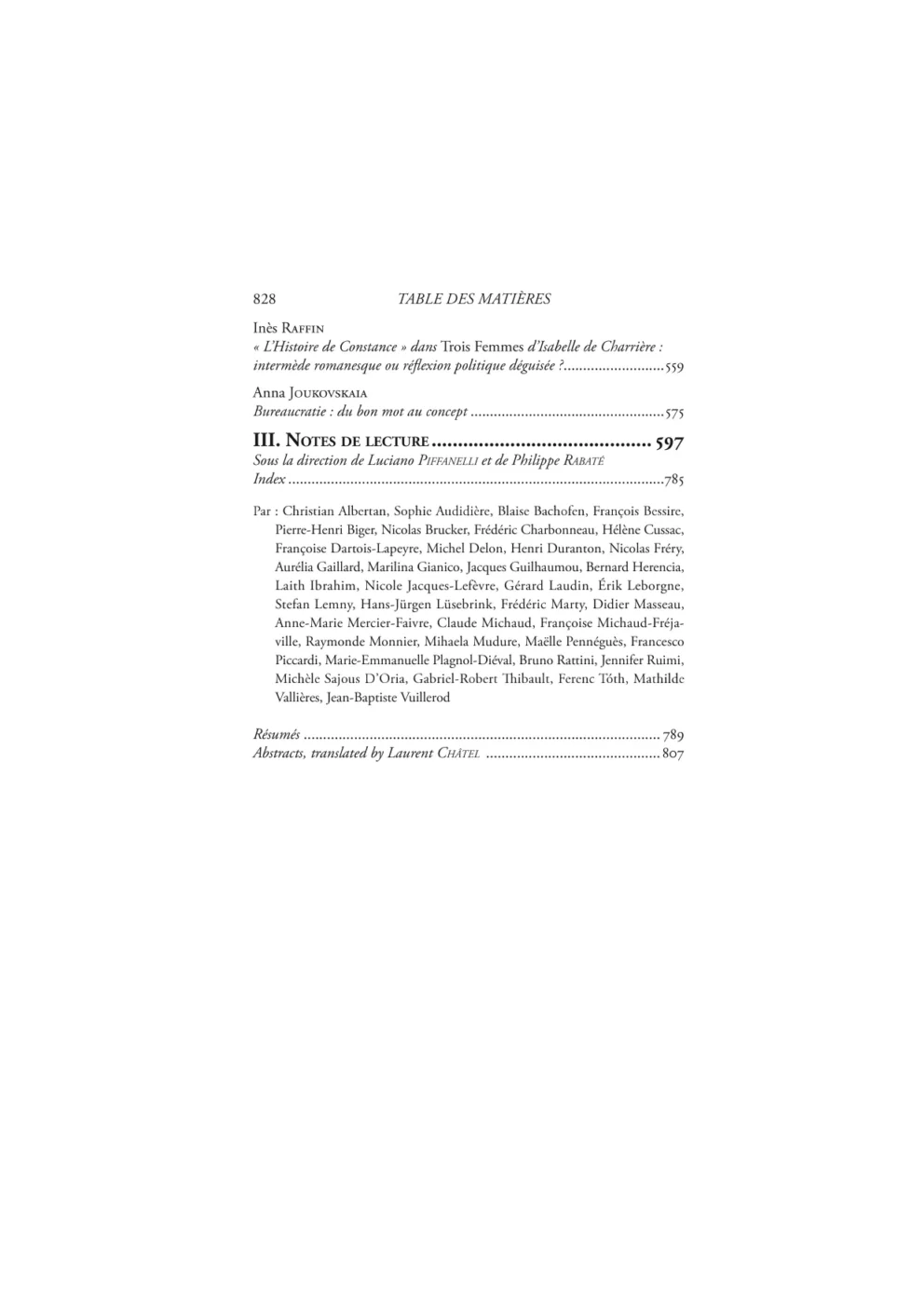DHS 58_Table des matières_page-0004