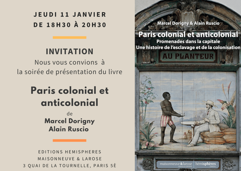 Invitation Paris colonial