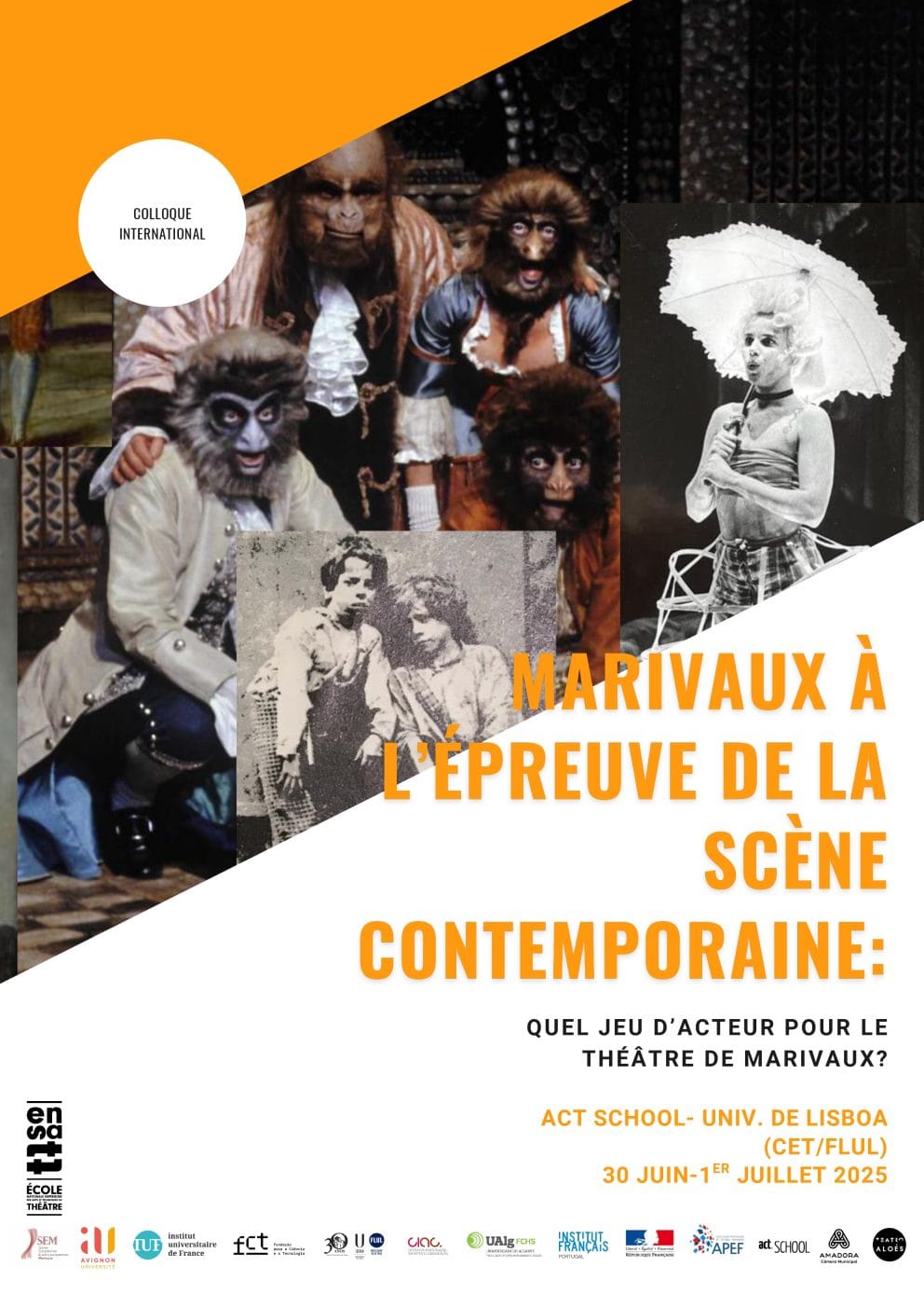 Marivaux à l’épreuve de la scène contemporaine_Affiche_2025