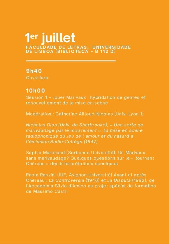 Marivaux à l’épreuve de la scène contemporaine_Programme_2025_4