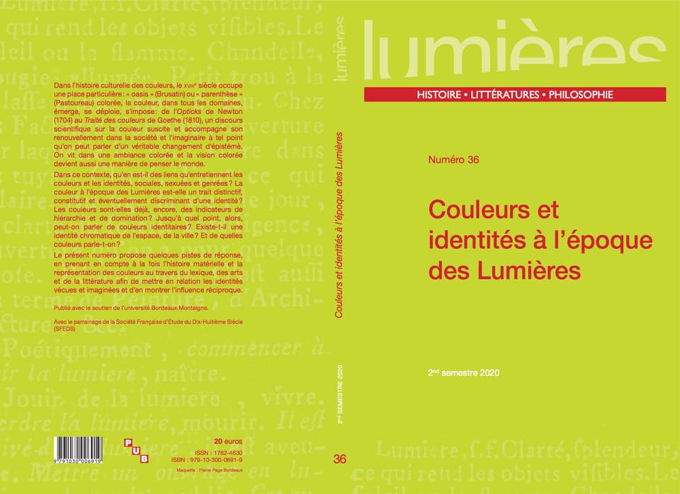 Revue Lumières 36 Couverture