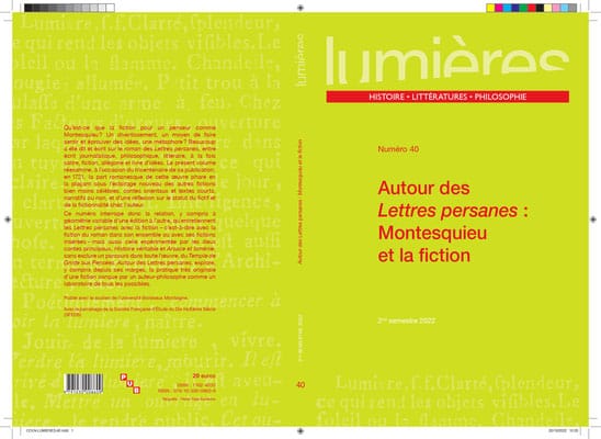 Revue Lumières 40 Couverture