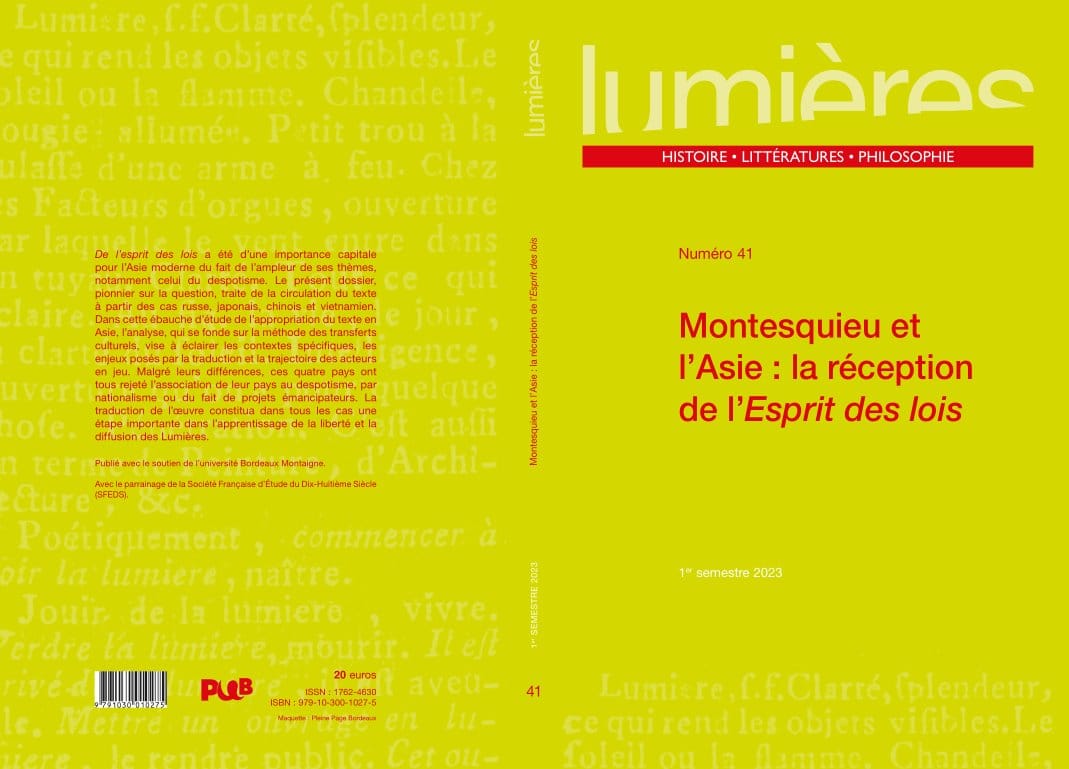 Revue Lumières 41 Couverture