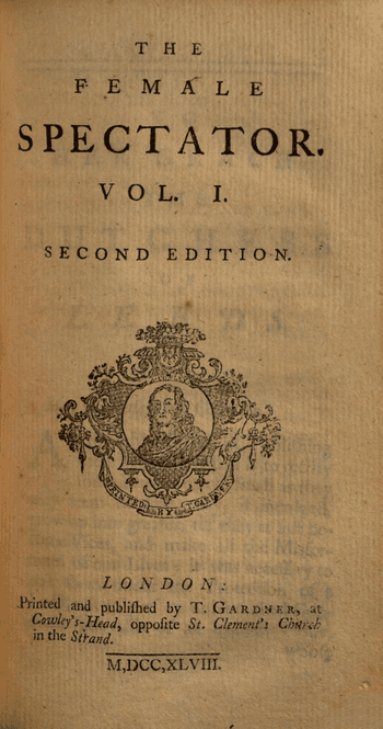 The Female Spectator_1748_page de titre