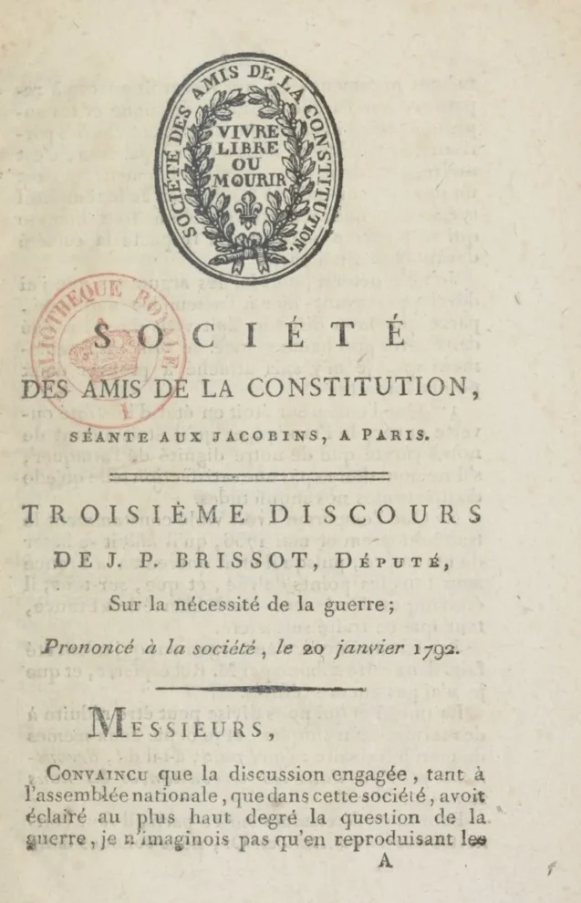 Troisième_discours_de_Brissot_Nécessité guerre